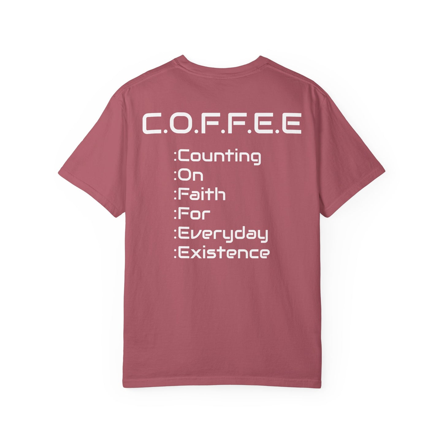 Adult Coffee Christian White Words Only