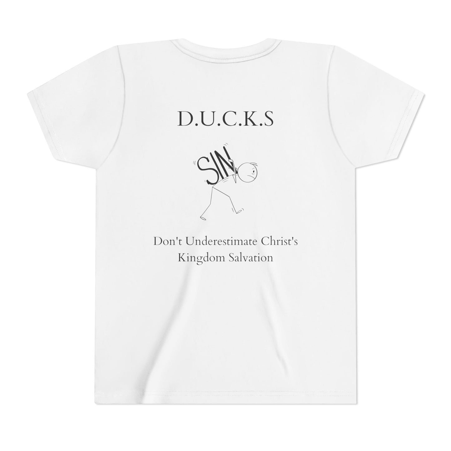 Youth Ducks Christian Black Words