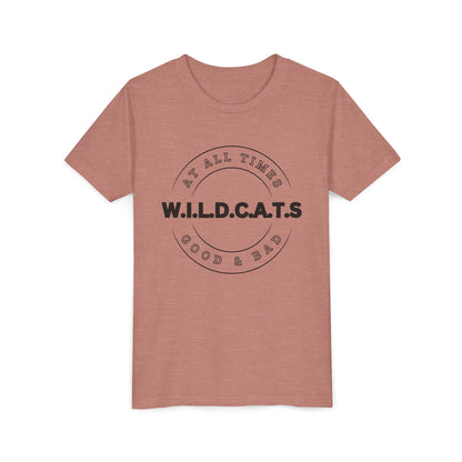 Youth Wildcats Christian Black Letters & Picture