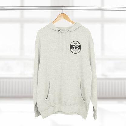 Adult 105 Christian Black and White Letters Hoodie