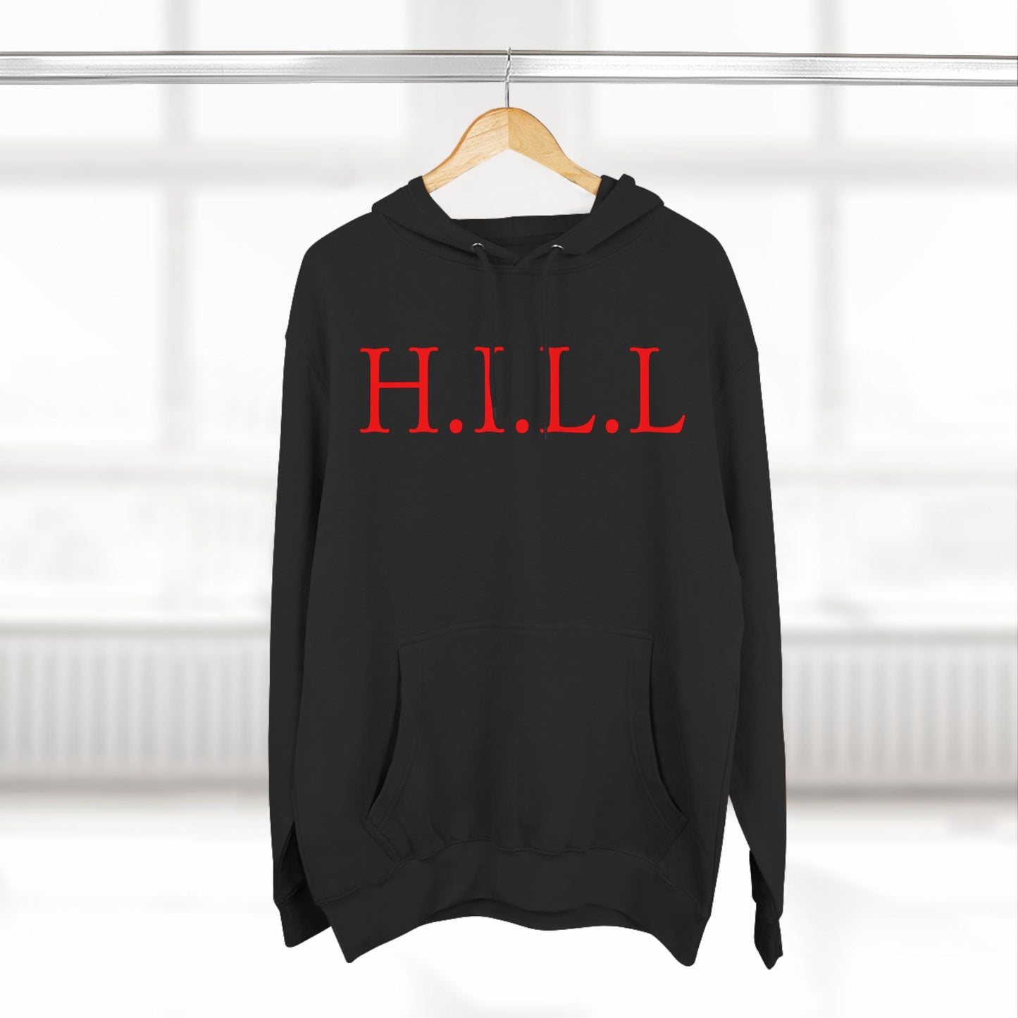 Hill Christian Red Words Hoodie