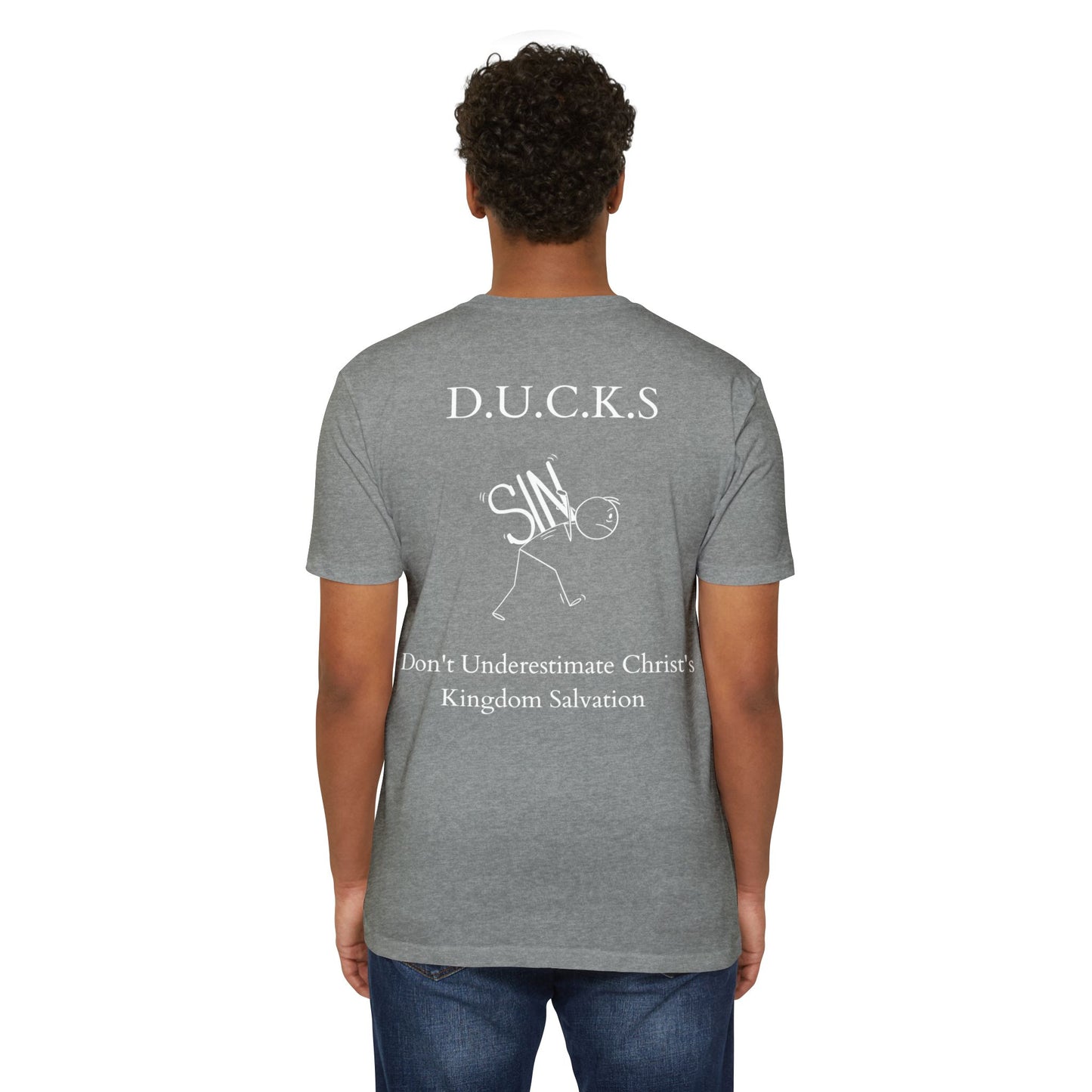Adult DUCKS Christian White Premium Tee