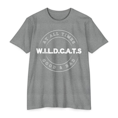 Wildcats Christian White Letters & Picture