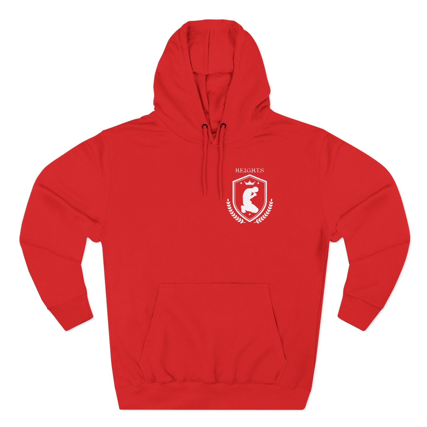 Adult Heights White Pullover Hoodie