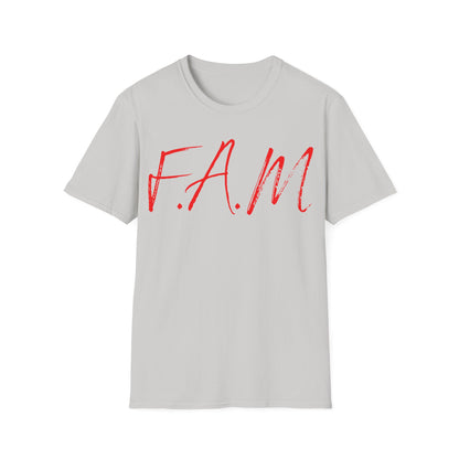 Fam Christian Red Letters & Image