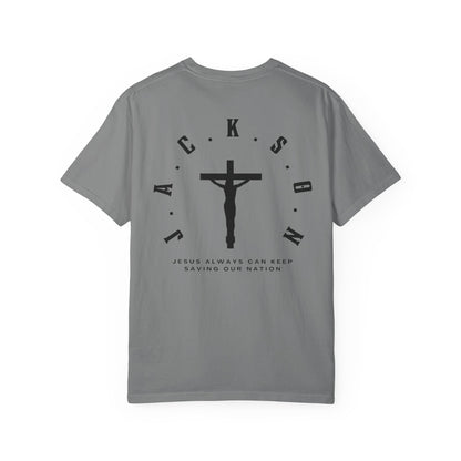 Adult Jackson Christian Black Letters & Cross Heavyweight