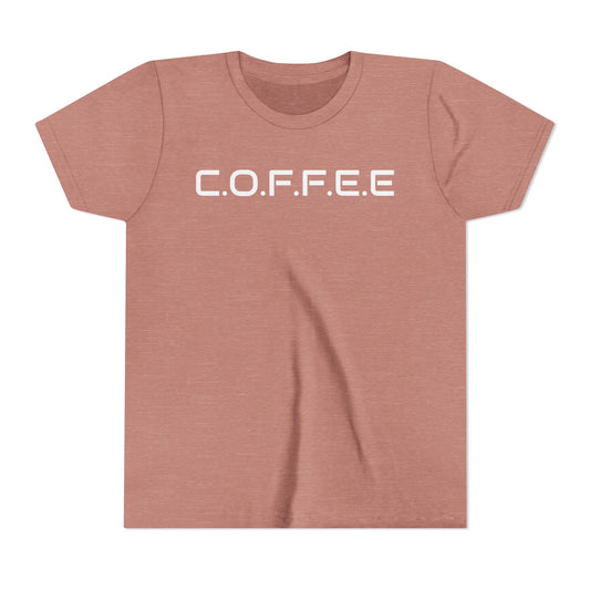 Youth Adult Coffee Christian White Letters & Image