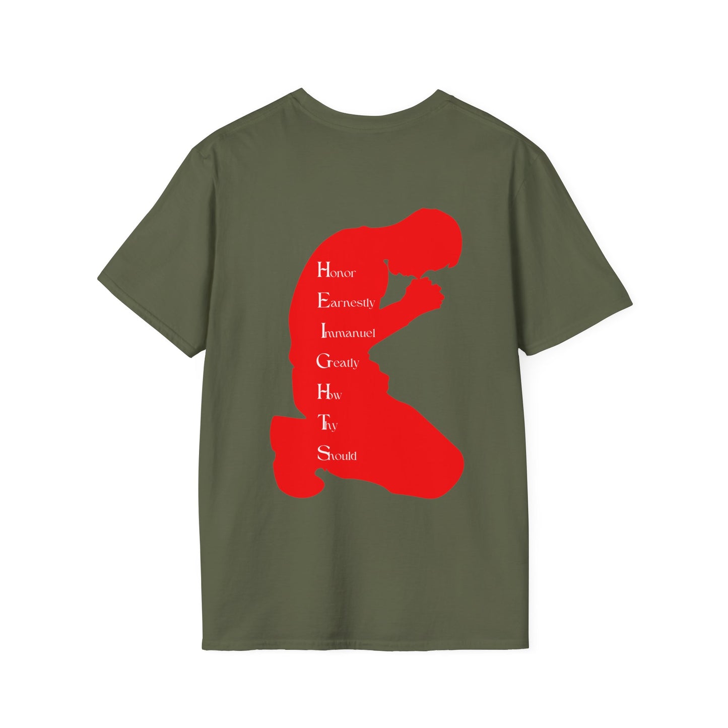 Heights Christian Red Letters & Image