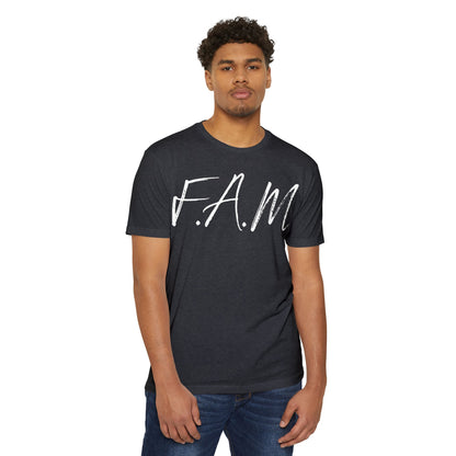 Adult Fam Christian White Letters & Image Premium Tee