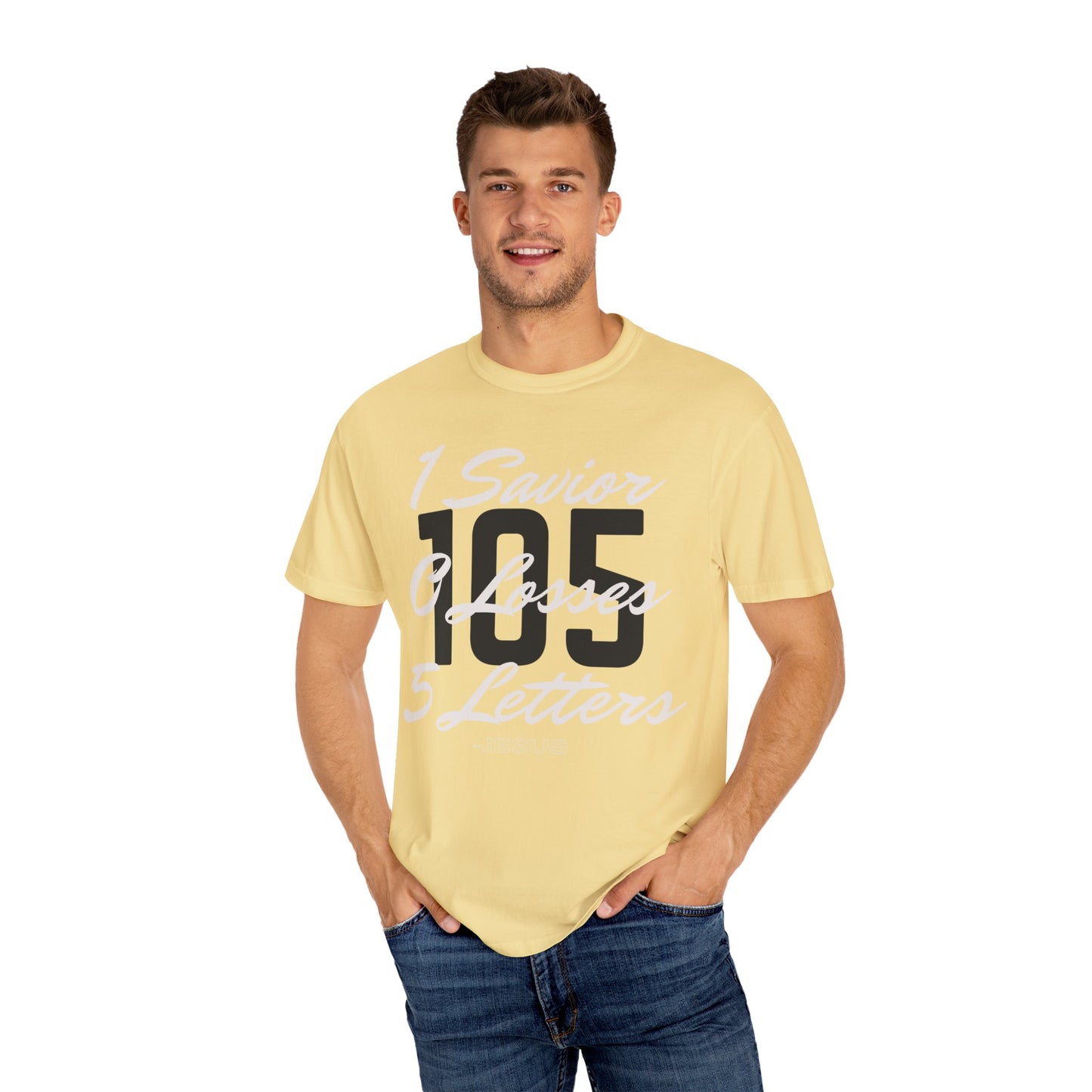 Adult 105 Christian White and Black Letters