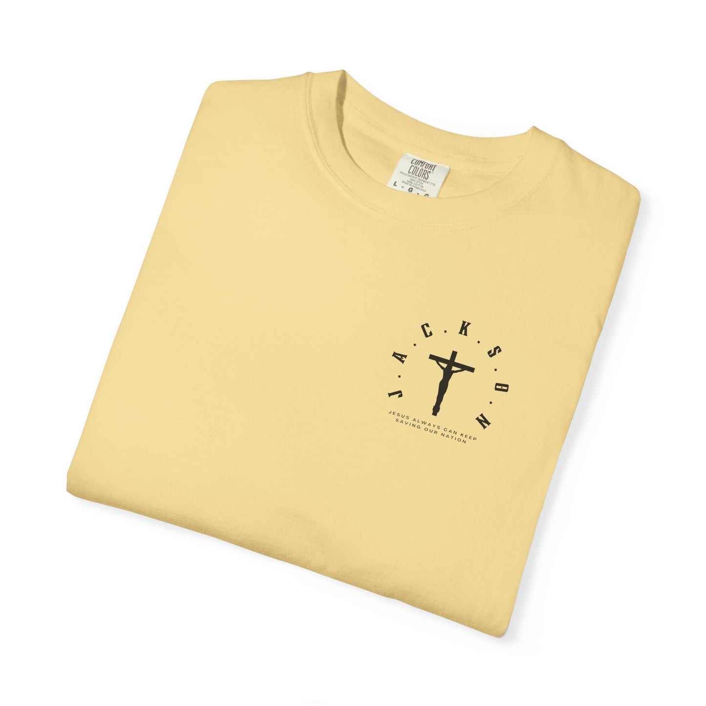 Jackson Believing Christian Black Letters & Cross