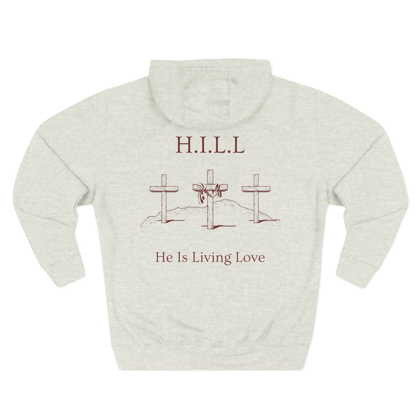 Hill Christian Marron Words Hoodie