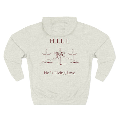 Hill Christian Marron Words Hoodie