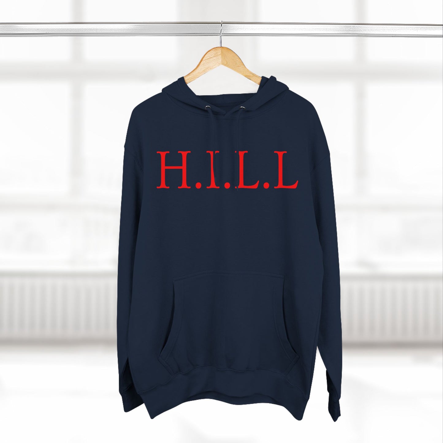Hill Christian Red Words Hoodie