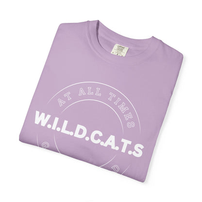 Wildcats Christian White Letters & Picture
