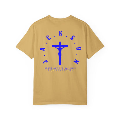 Jackson Believing Christian Blue Letters & Cross