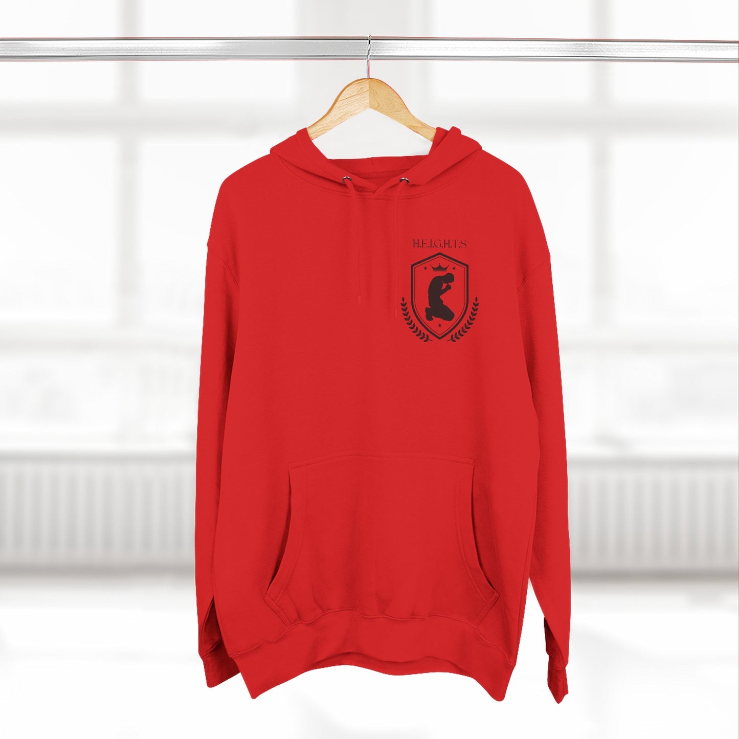 Adult Heights Black Pullover Hoodie