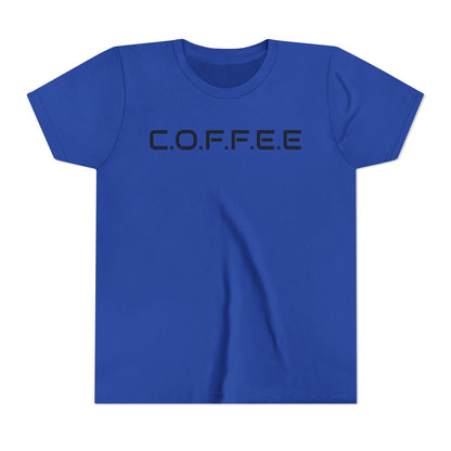 Youth Adult Coffee Christian Black Words Only