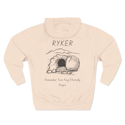 RYKER Christian Black Letters Hoodie