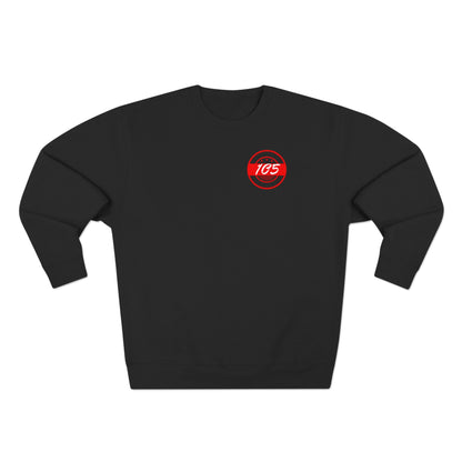 Adult 105 Christian Red and White Letters Crewneck