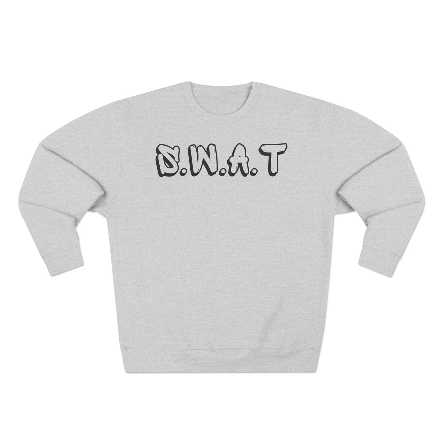 Adult Swat Christian Black Words Crewneck