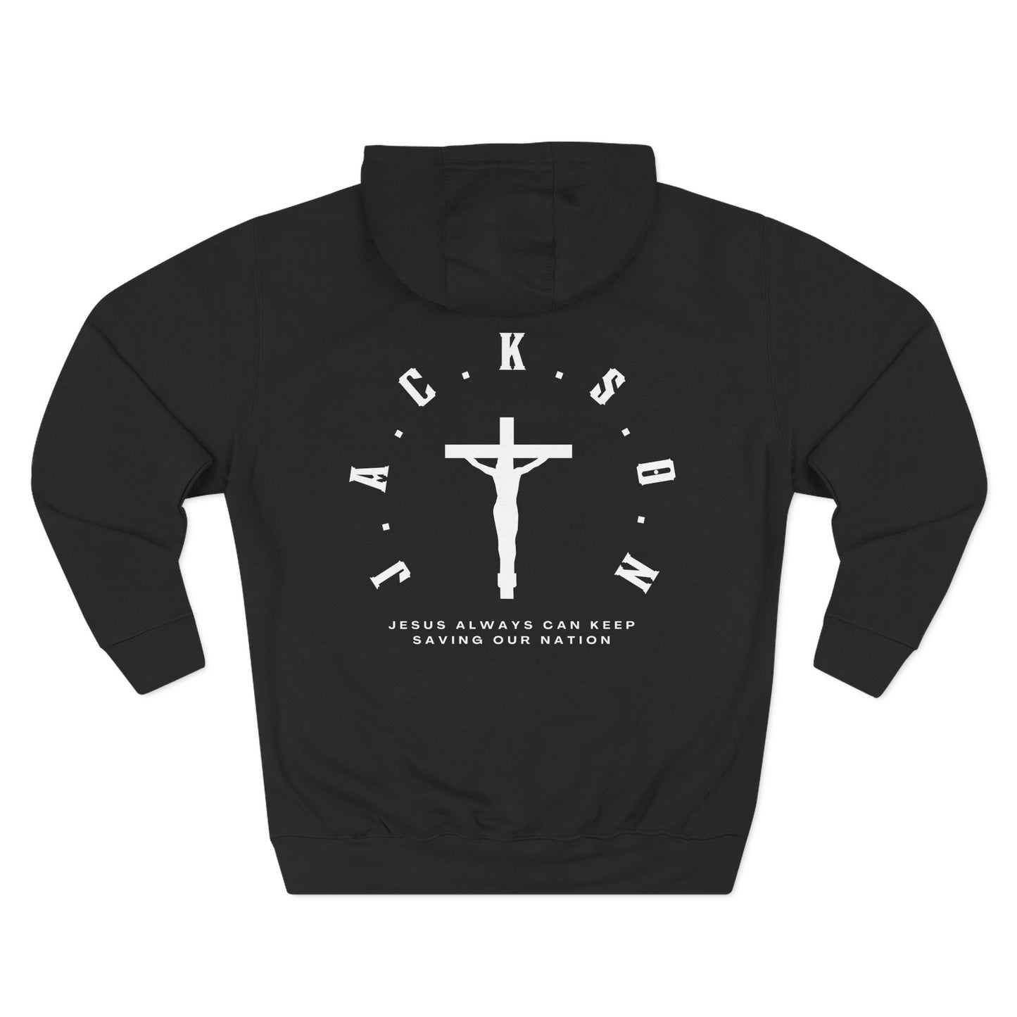 Adult Jackson White Pullover Hoodie