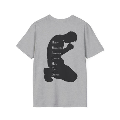 Heights Christian Black Letters & Image