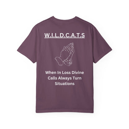 Wildcats Christian White Letters & Image Specialty