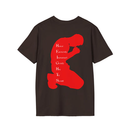 Heights Christian Red Letters & Image