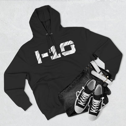Adult I-10 Christian White Words Pullover Hoodie