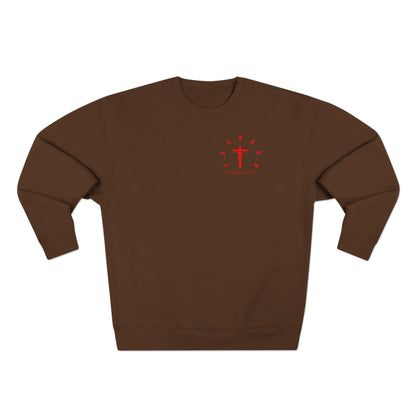 Jackson Red Cross & Letters Crewneck