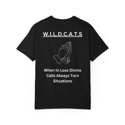Wildcats Christian White Letters & Image Specialty
