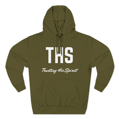 Adult THS Christian White Letters Hoodie