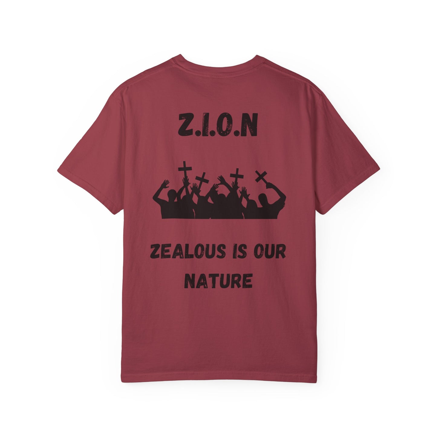Adult Zion Black Words & Image