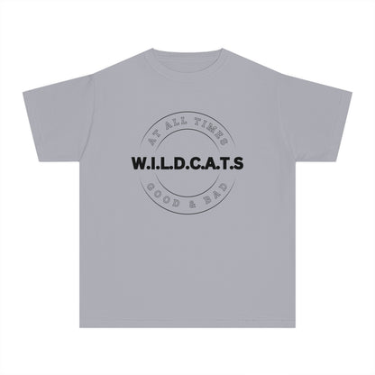 Youth Wildcats Christian Black Letters & Picture