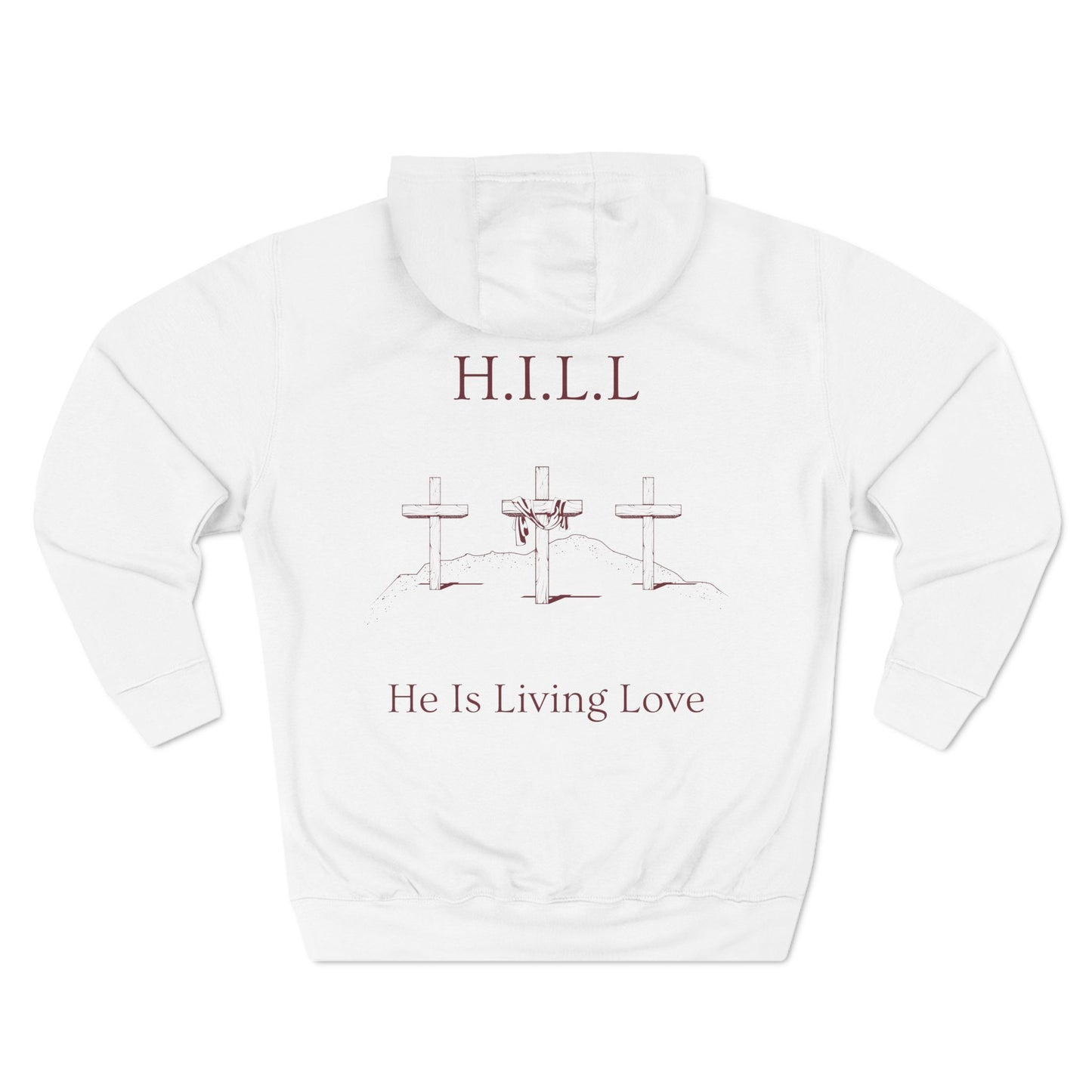 Hill Christian Marron Words Hoodie