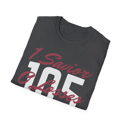 Adult 105 Christian Marron and White Letters