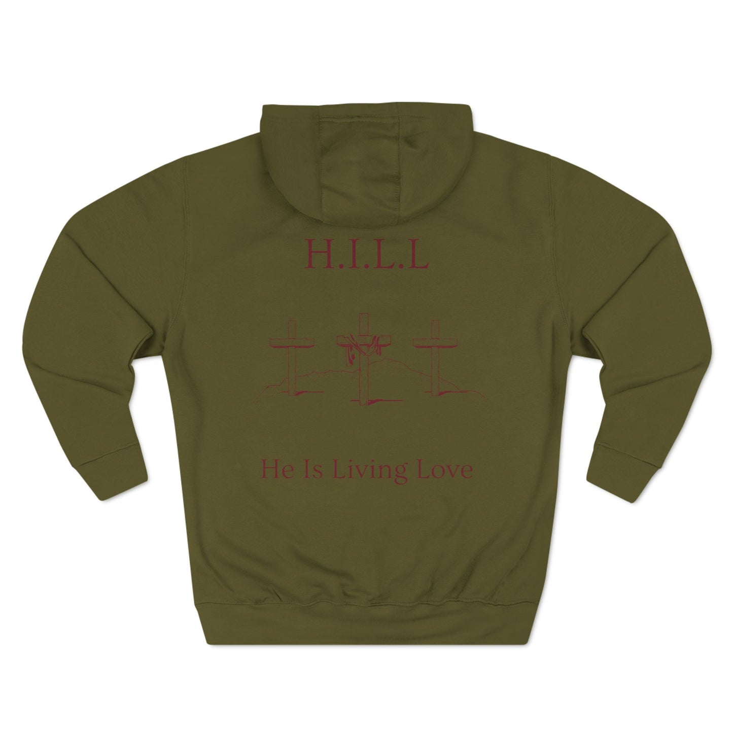 Hill Christian Marron Words Hoodie