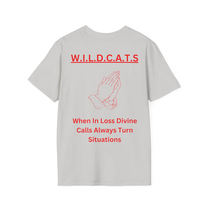 Wildcats Christian Red Letters & Picture