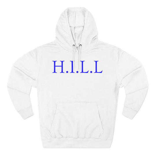 Hill Christian Blue Words Hoodie