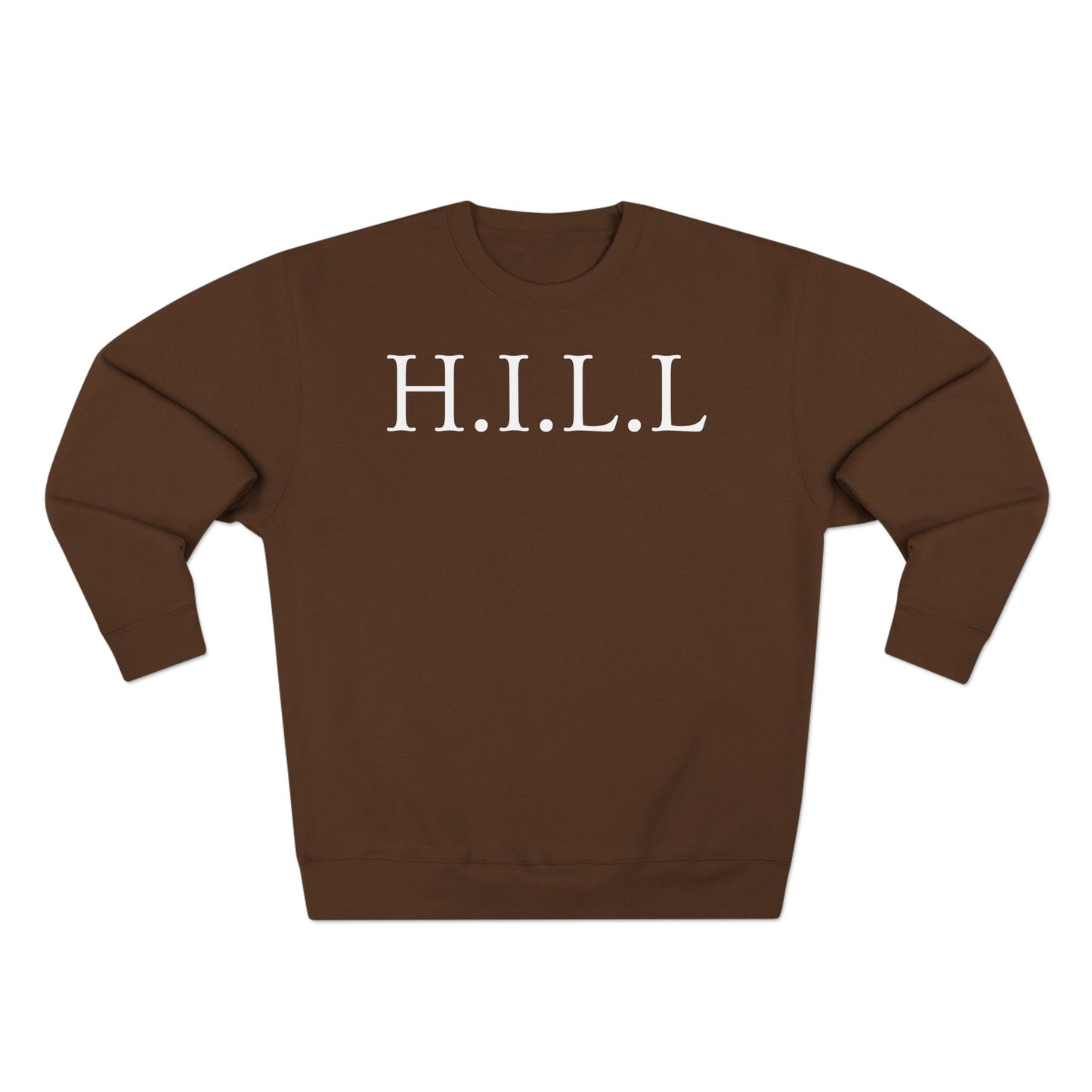 Adult Hill Christian White Words Crewneck