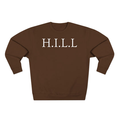 Adult Hill Christian White Words Crewneck