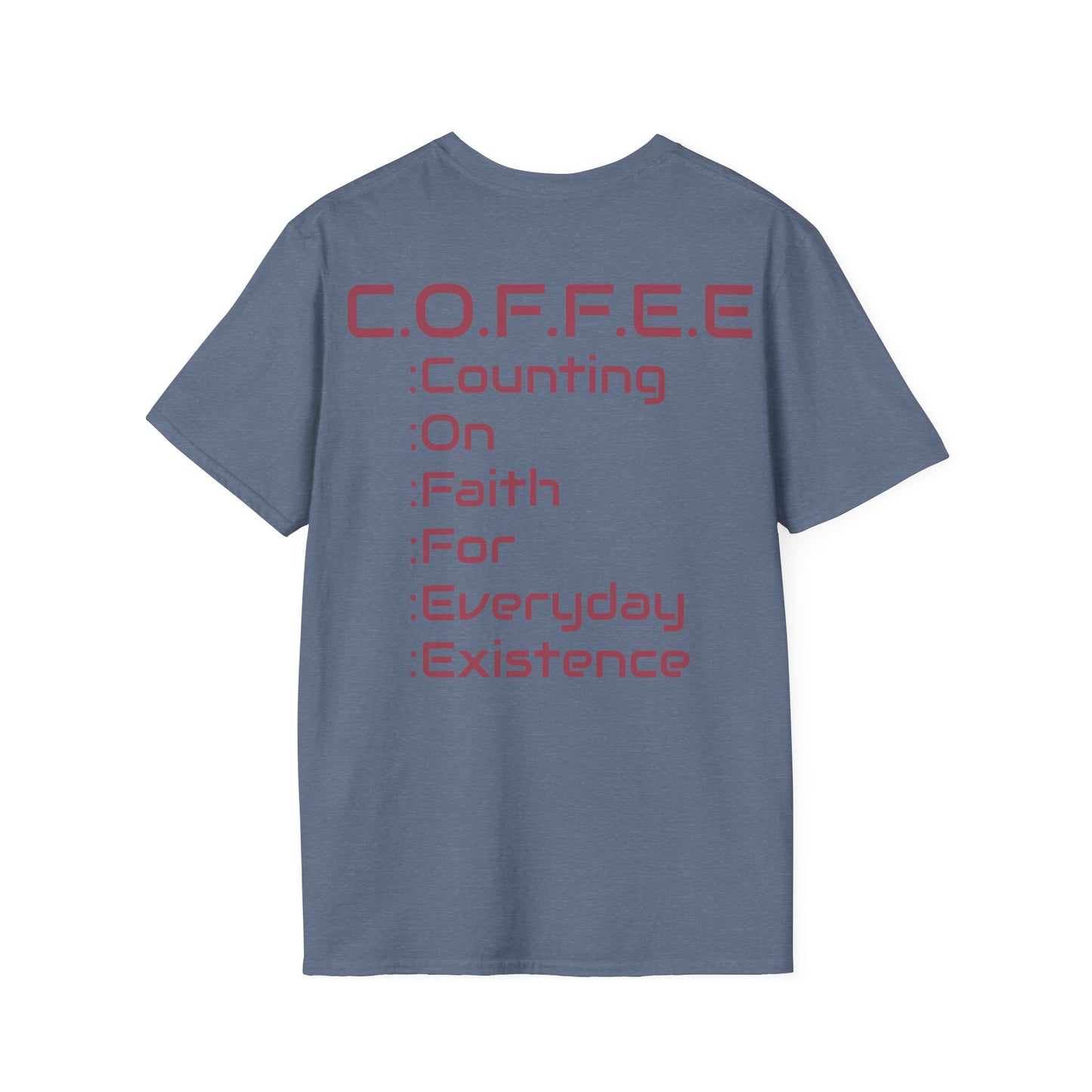 Adult Coffee Christian Marron Words Only
