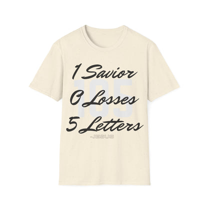 Adult 105 Christian Black and White Letters