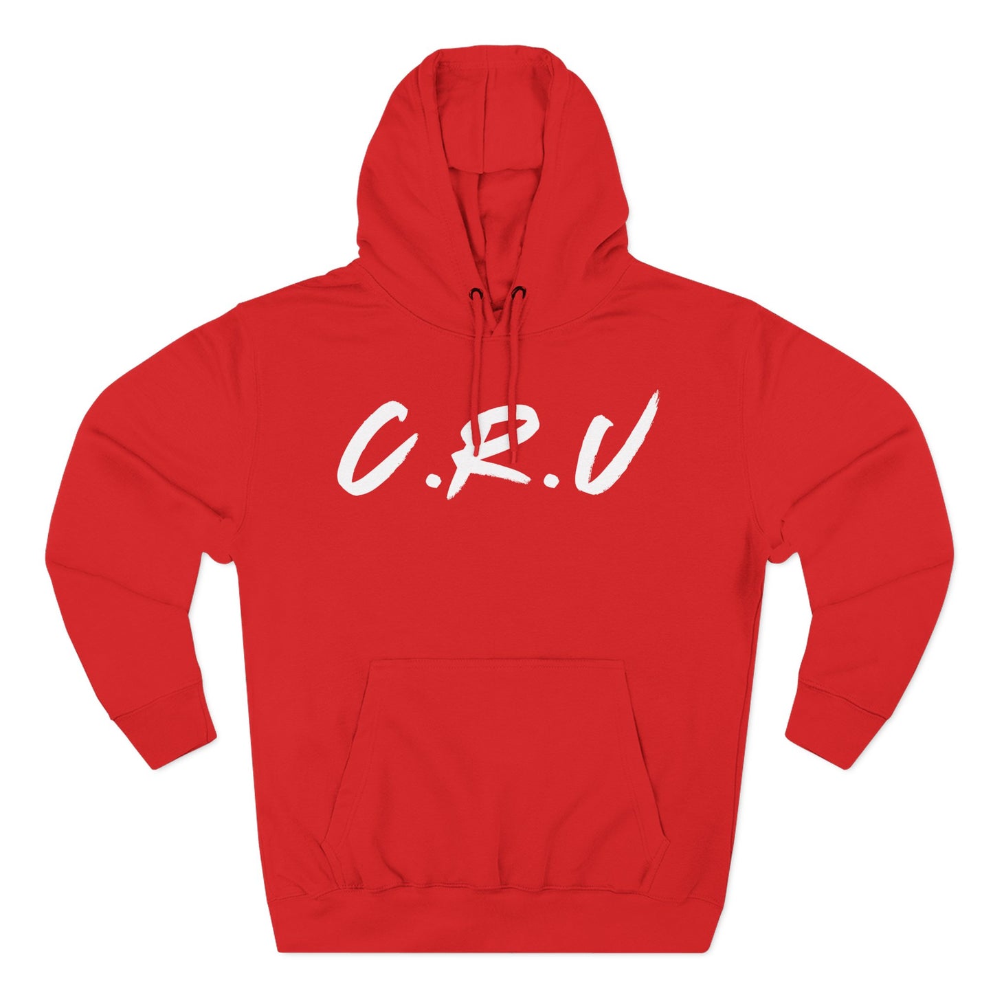Adult Cru White Pullover Hoodie