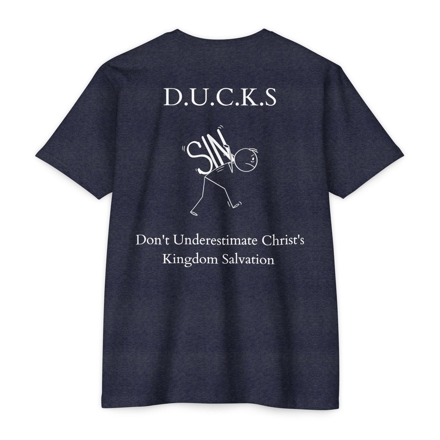 Adult DUCKS Christian White Premium Tee