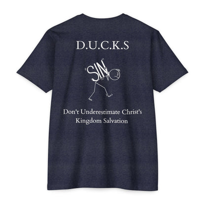Adult DUCKS Christian White Premium Tee