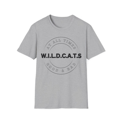 Wildcats Christian Black Letters & Picture