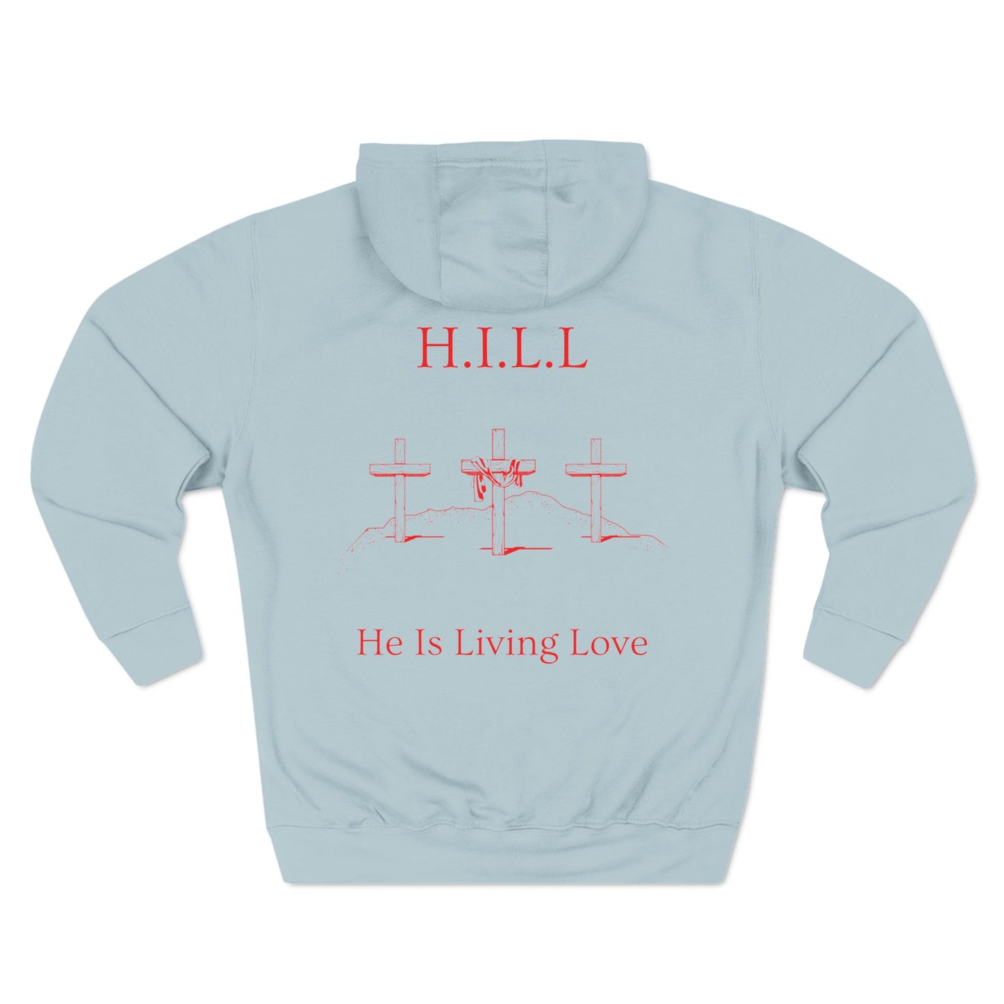 Hill Christian Red Words Hoodie