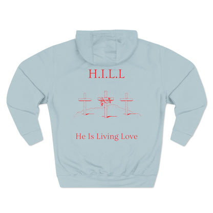 Hill Christian Red Words Hoodie